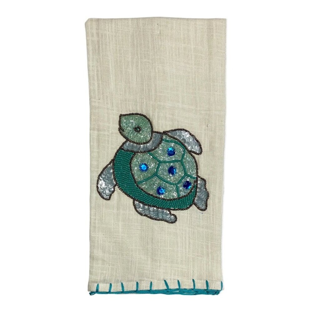 Mod Lifestyles Turtle Kitchen Towel 20" x 28" NWT